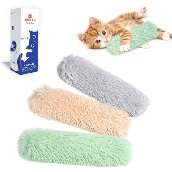 3-pak kattelegetøj Kattepude Blødt holdbart rustle katteurtlegetøj