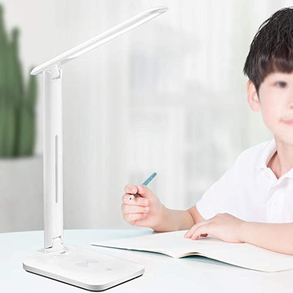 LED skrivebordslampe Trådløs opplading Skrivebordslampe Eye-Caring Study