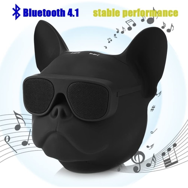 Kreativ hundeformet højttaler, bærbar hundeformet stereolyd