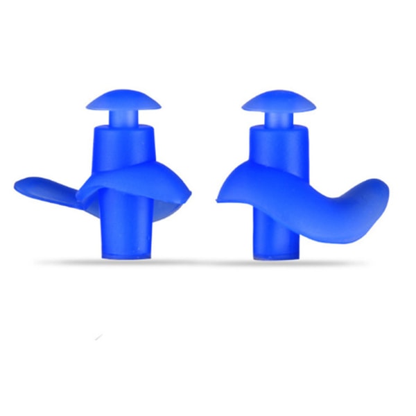 Uima- set, silikoniset uima-ammattimaiset korvatulpat veden- ja pölynkestävät blue