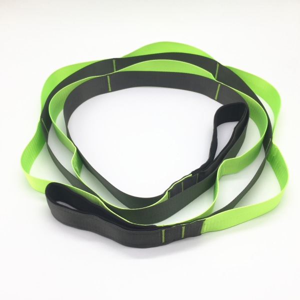 Nylon yoga spenning, med yoga forsyninger, en linje delt krysantemum tau forlengelse green