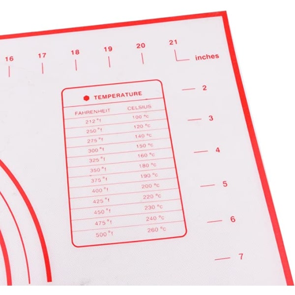 Silikoninen leivinmatto, silikonimatto pizzalle, taikinamatto, leivontaan