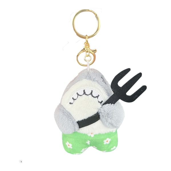Toy Pendant Funny Shark Plush Soft Plush Doll Keychain Doll Doll Plush Keychain Car