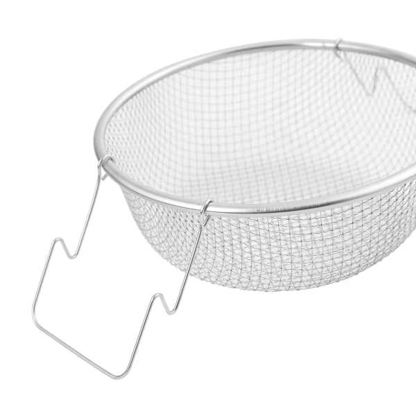 Ruostumattomasta teräksestä valmistettu mesh ranskanperunoita 22 cm