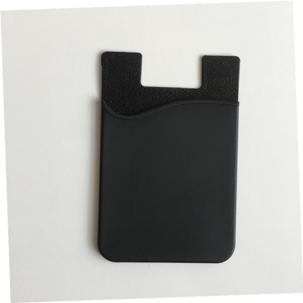 Silikonklämma/plånbok svart black