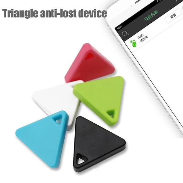 Tracking Locator Bärbar triangulär nyckelring Smart Anti-lost green