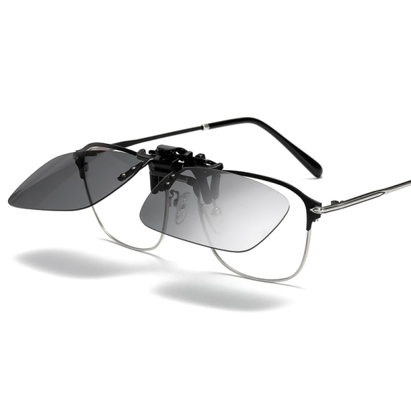Polariserade solglasögon clip-on flip-up glasögon clip-on solglasögon blå