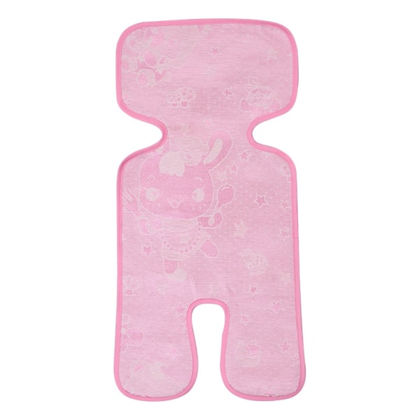 Sommarsittdyna för baby buggy andas anti-svettdyna coola matta sittvagnsdynor pink