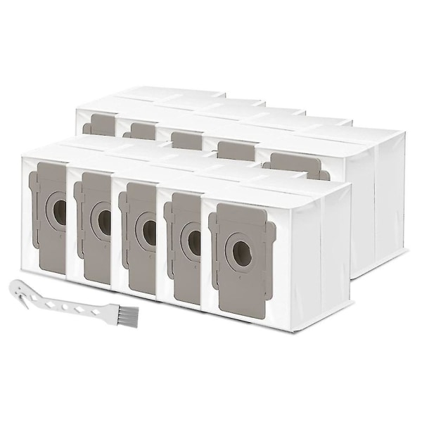 10st vakuumpåsar för Irobot Roomba I3 I7 I7+ E5 E6 I&s Series Clean