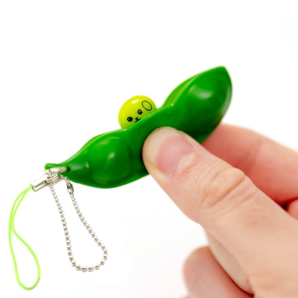 Sensoriska gröna leksaker, mungbönor fingertoppsbönor leksaker