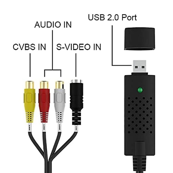 1 st USB Video Capture Card Enkelkanals Signal Capture Data Capture Card
