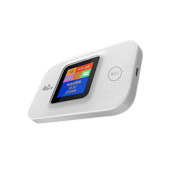 4g Wifi Router Color LCD Display Lte Wifi Modeemi Router Mifi Pocket Hotspot Sisäänrakennettu akku