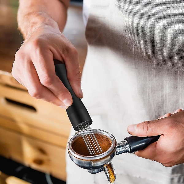 Espresso kaffeblandare Handtamper 2 st Rostfritt stål Wdt Verktyg