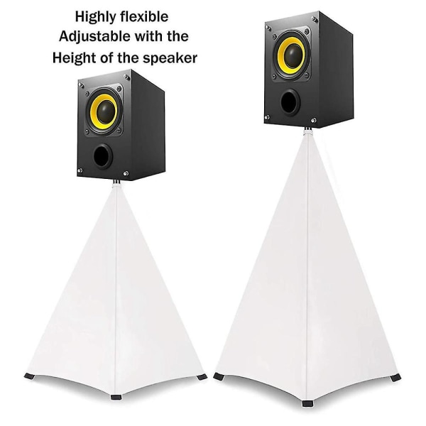 Universal Dj Light Speaker Stand Cover Dubbelsidigt stativ Stativ Scrim Cover Stretchable ,2st