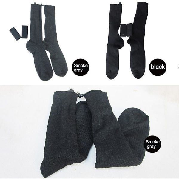 Dobbeltlags oppvarmede sokker Batteridrevet vinterfotvarmer