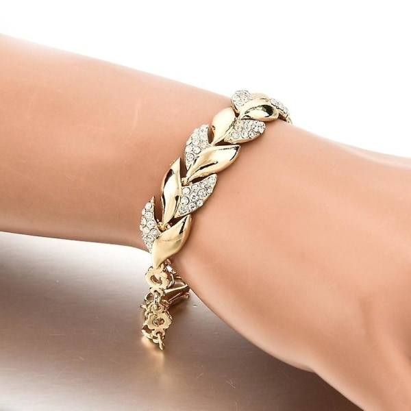 Viktminskning Armband Guld Magnetisk Terapi Nedsättning Smycken