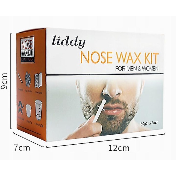 Vokssett for nasal hårfjerning for menn og kvinner