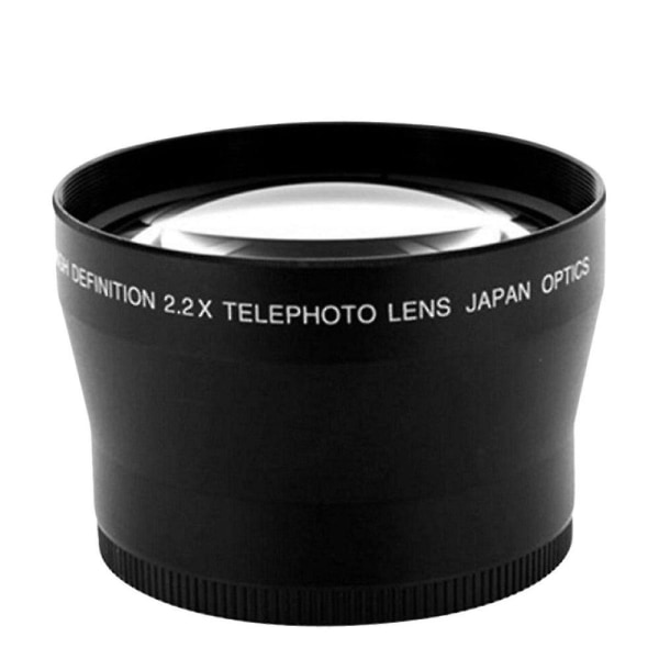 72 mm 2,2x Universal Teleconverter Lens 18-200 Længde Teleobjektiv til kamera