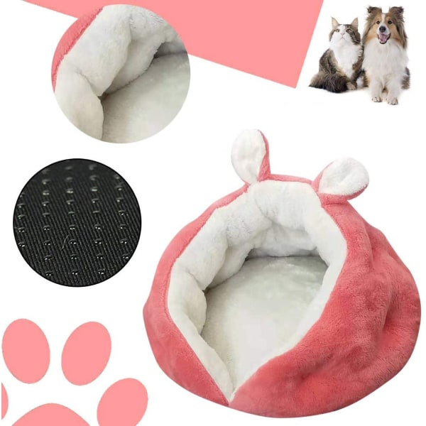 Dyreseng Katteseng Lille Hundekennel 50*50*35CM pink