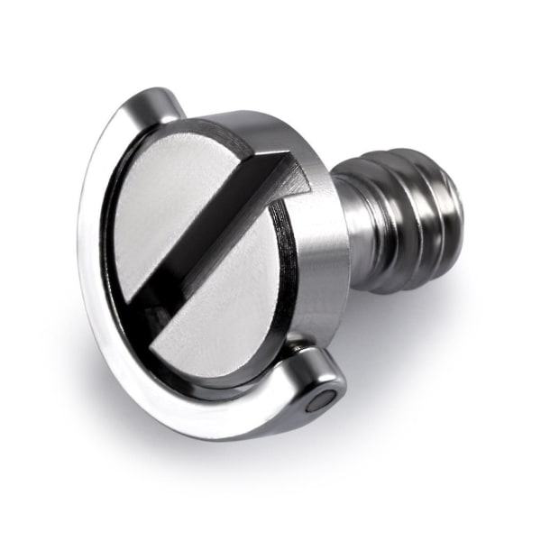 Metall 1/4" monteringsskruv D Ring/utan ring 10mm skaft för kamerastativ