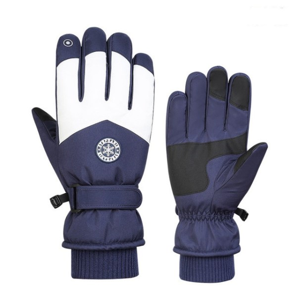 originaletikett Winter Ski Snow Handsker, varme hænder, original etiket, blå