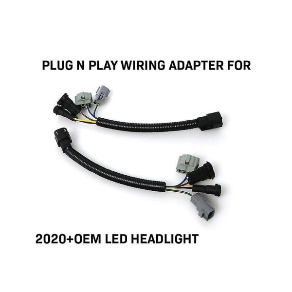 Plug and Play -sovittimet 16-20 Fit 2020 Full Led -ajovaloihin
