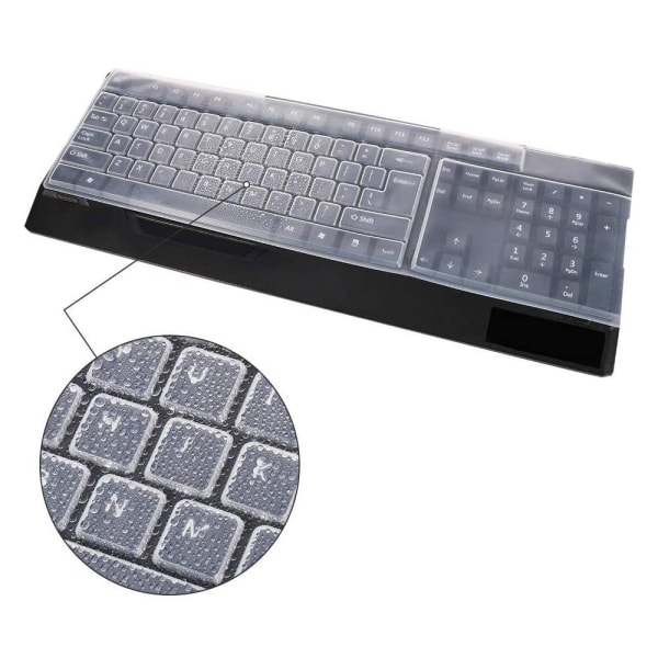 Tastaturbeskyttere Ultratynd vandtæt silikoneskrivebord