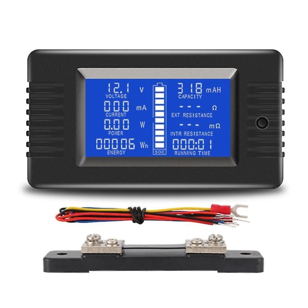 Pzem015 Digital DC 0-200v Spændingsstrøm med 50a Shunt Bilbatteri Tester Spændingsmåler Monitor 1