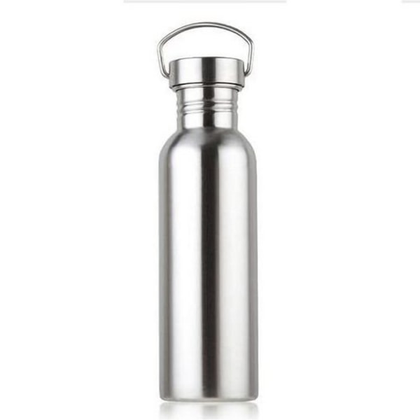Vattenflaska i rostfritt stål, BPA-fri läckagesäker vattenflaska 1000ml