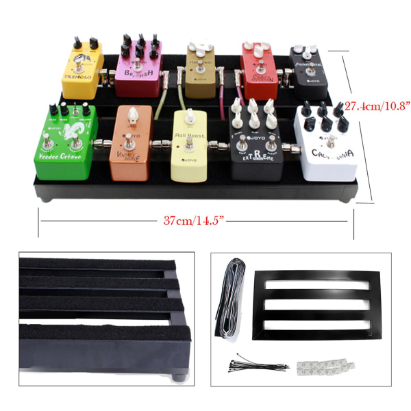 Elgitarr Effekt Pedal Board 370x274x40mm Bärbar