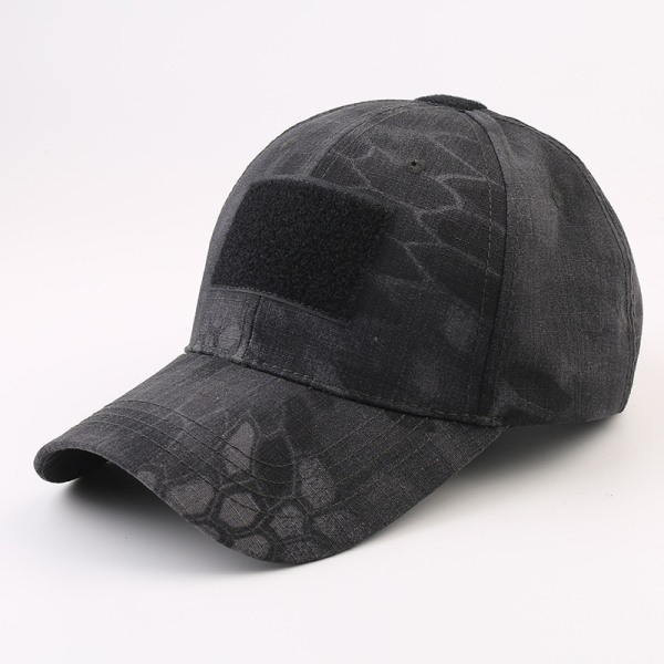 Baseball- cap naamiointi taktinen säädettävä ulkona hattu black