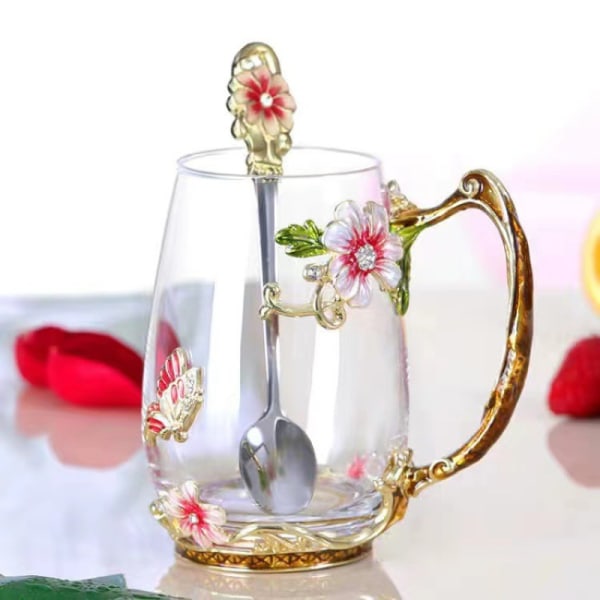 2 Stylish Floral Tea Cups - Unique Gift for Sister, Sister-in-law