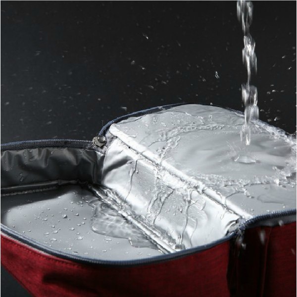 Toalettväska kosmetisk väska vattentät förvaringsväska grå