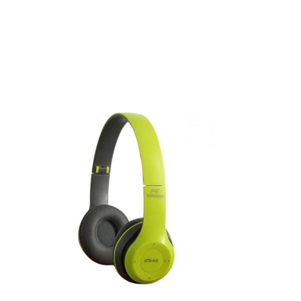 Langattomat Bluetooth kuulokkeet 5.0 taitettavat plug-in kuulokkeet green