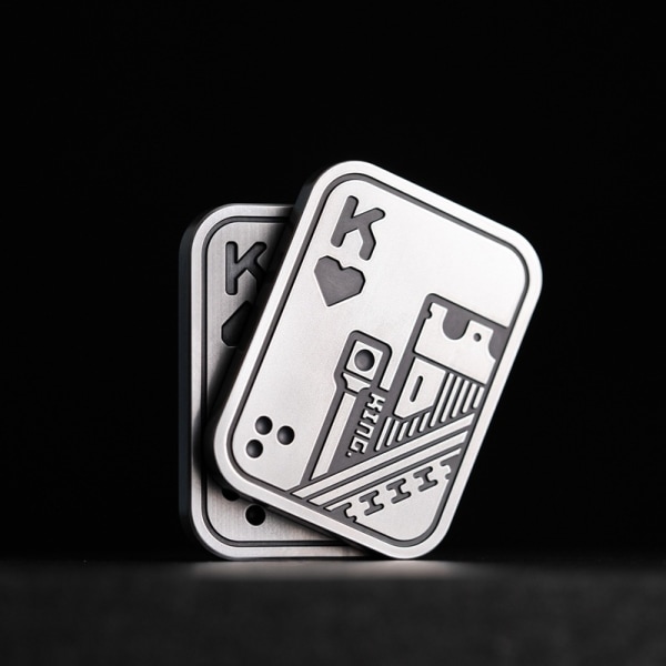 Metal Poker Fingerspids Slide Metal Poker Push Card