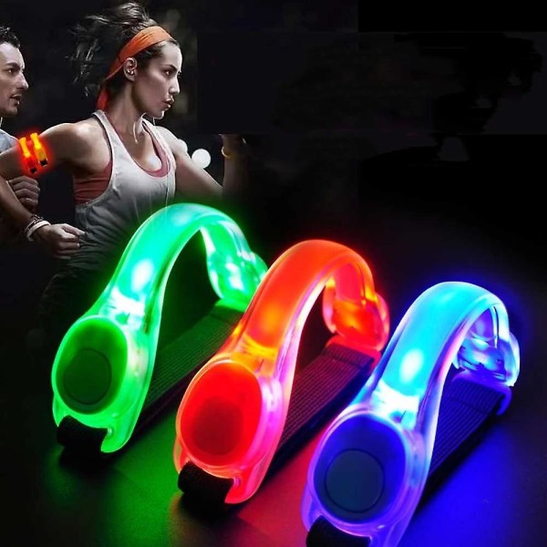 Led Light Up Armband Justerbart Bärbart löparmsbälte för löpning och jogging
