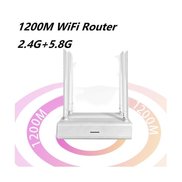 1200m Wifi-reititin 2,4g+5,8g 802,11ac 4x1000mbps reititys+siltaustilan tuki 64 käyttäjää 4 antenni Cp