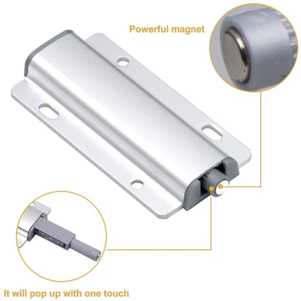 Opener Magnetic Catch Cabinet Magnet Door Closer Push Catch