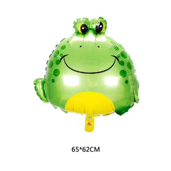 4 STK Frog Dyreballonger Bursdagsdekorasjonsballonger