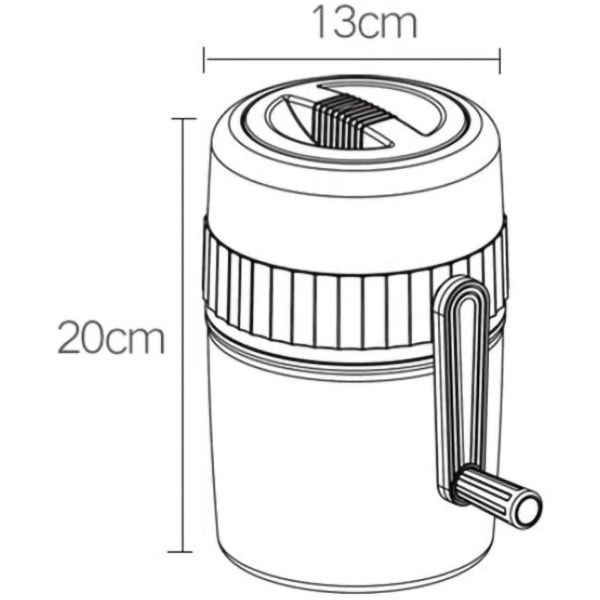 Ismaskin Hånd Ismaskin Husholdning Liten Ismaskin