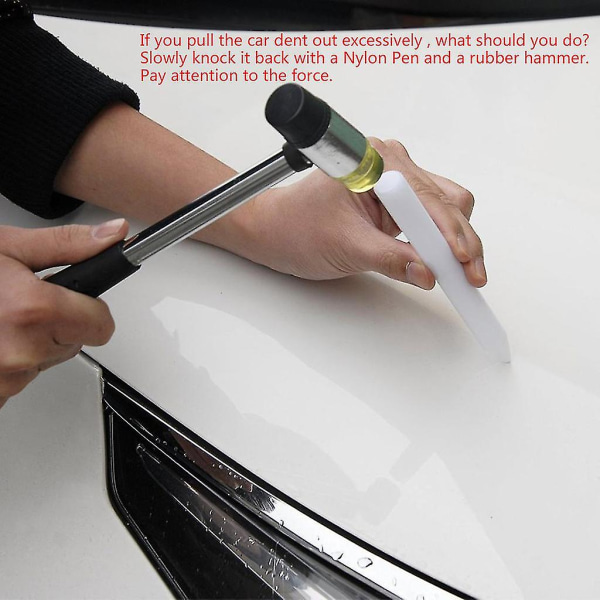 Vit Nylon Pen Break Auto Paintless Repair Verktyg Bil Dent Reparation Handverktyg