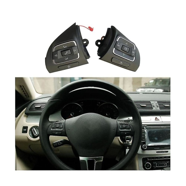 Bil vänster sida Mfd rattknappar Switch för Golf Mk6 Mk6 5c0959537a/5c0959538b