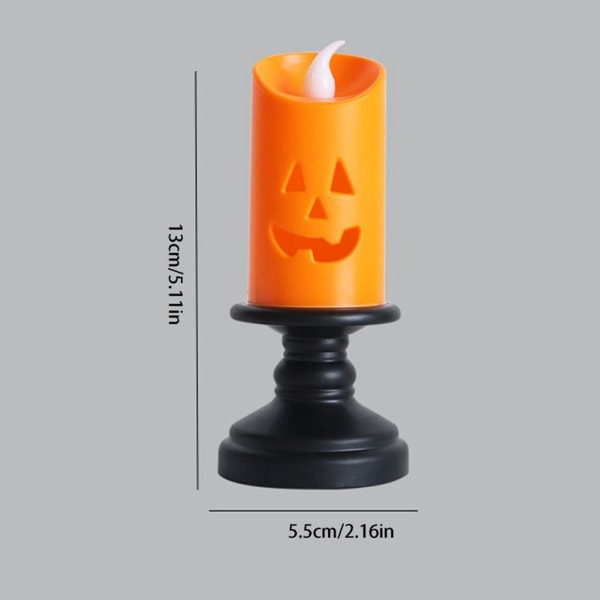 Halloween LED-ljusljus Halloween-dekoration 13 × 5,5 cm