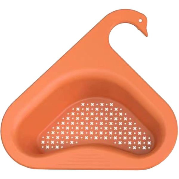 Swan tyhjennyskori, keittiön pesualtaan monikäyttöinen pesuallassiivilä orange