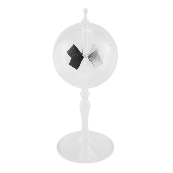 20,5 cm glasvindmølle soldrevne kroge radiometer lysmølle/pædagogisk undervisningsstudieværktøj/o