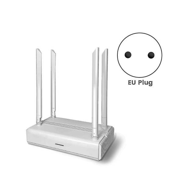 1200m Wifi Router Wifi 5 Trådløs router 2,4g+5,8g Dual Band Ieee802.3az Med 4xantenner Support Na
