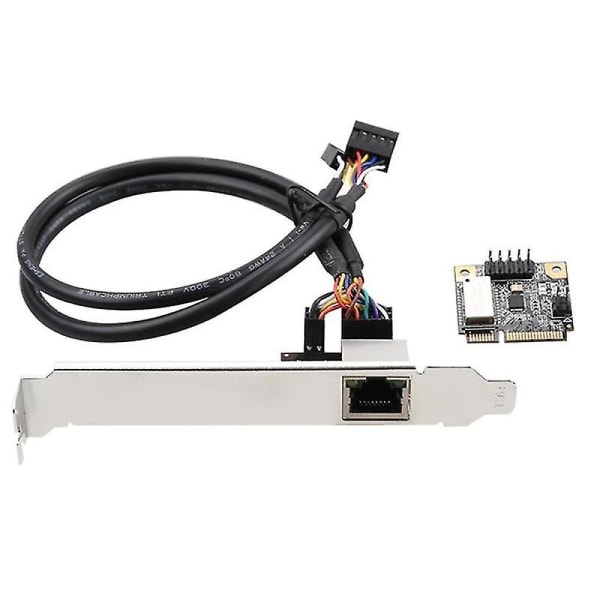 Mini Pci-e Gigabit -verkkokortti Rj45 Ethernet-verkkokortti Pöytäkoneen verkkokortti Pcie-verkkokortti D