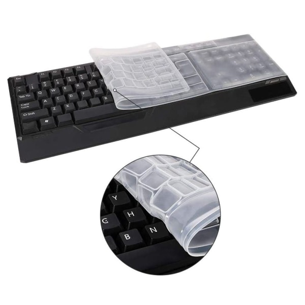 Tastaturbeskyttere Ultratynn vanntett silikonskrivebord
