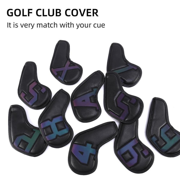 Golfin rautapäälliset 10 kpl Golfin rautapäälliset nahkaiset set