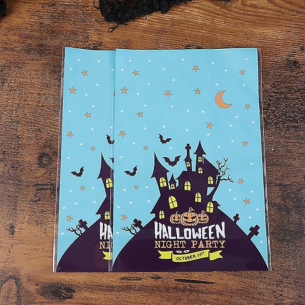 100 st Treat Bag Halloween För Halloween-dekorationer